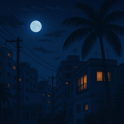 Tropical night Front Cover