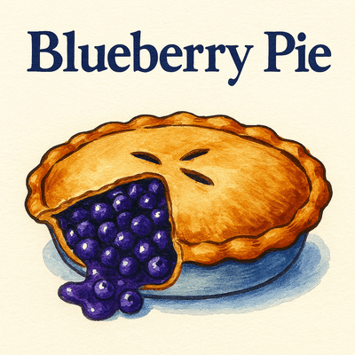 Blueberry Pie Front Cover