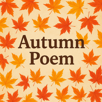 Autumn Poem Front Cover