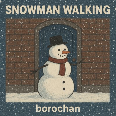 Snowman Walking Front Cover