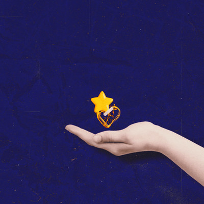 The stardust burns out, and morning falls upon us Front Cover