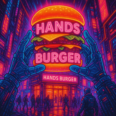 Hands Burger Song 2: Yamagata Gourmet Song (HYPER POP Version) Front Cover