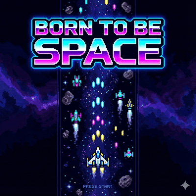 BORN TO BE SPACE (Version.1) Front Cover