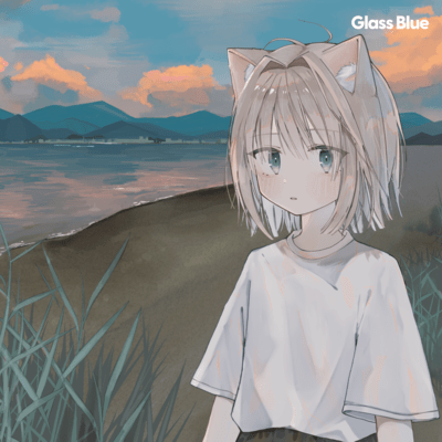 Glass Blue Front Cover