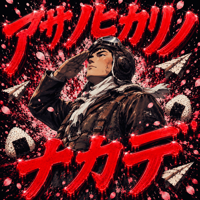 旭の光の中でのジャケット写真