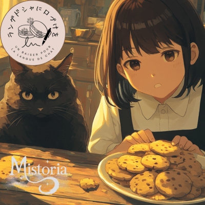 A Kiss on the Langue de Chat Front Cover