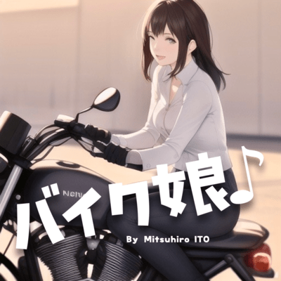 Motoecycie girl Front Cover