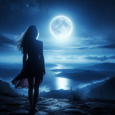 She Is Beautiful in the Moonlight Front Cover