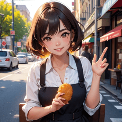 Found a Little Happiness - The Croquette Song Front Cover