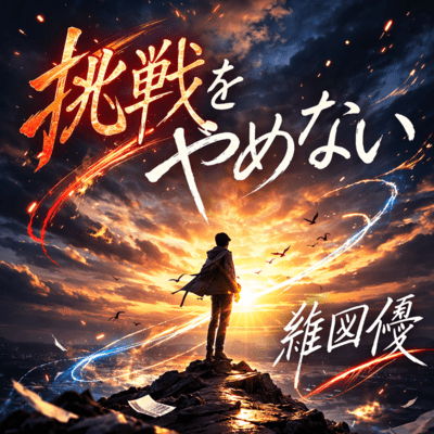 挑戦をやめないのジャケット写真