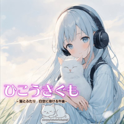 With the Cat - In the White Afternoon Sky - Front Cover