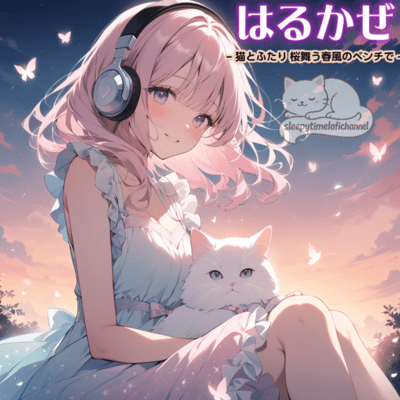 With the Cat - In the Spring Breeze - Front Cover