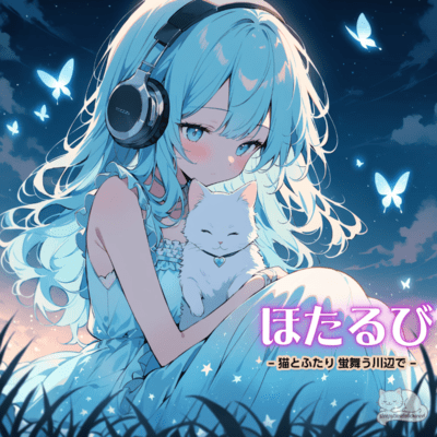 With the Cat - By the Firefly River - Front Cover