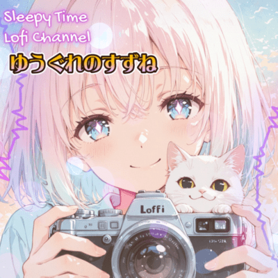Yugure no Suzune - Wind Chimes Swaying in the Red Sky with a Cat - Front Cover