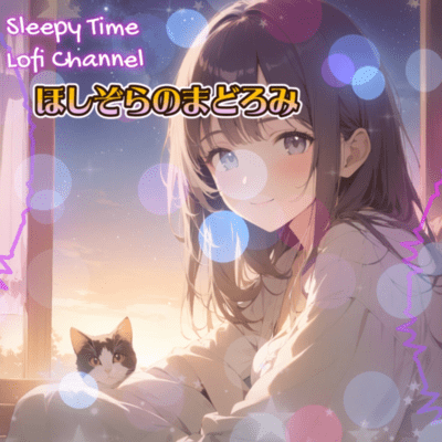Hoshizora no Madoromi - A Summer Night's Dream Under the Stars with a Cat - Front Cover