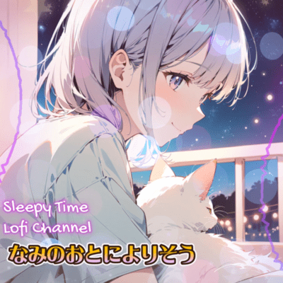 Nami no Oto ni Yorisou - Beside the Sound of Waves with a Cat - Front Cover