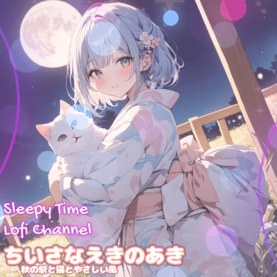 Chiisana Eki no Aki Gentle Autumn Station with a Cat Front Cover