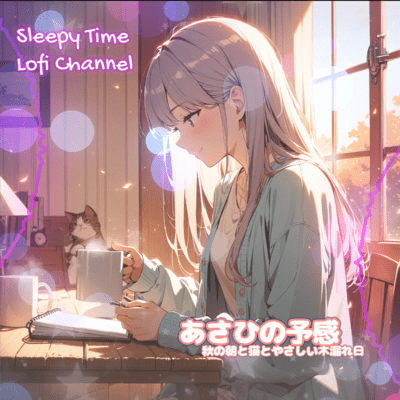 Asahi no Yokan Gentle Autumn Morning with a Cat Front Cover