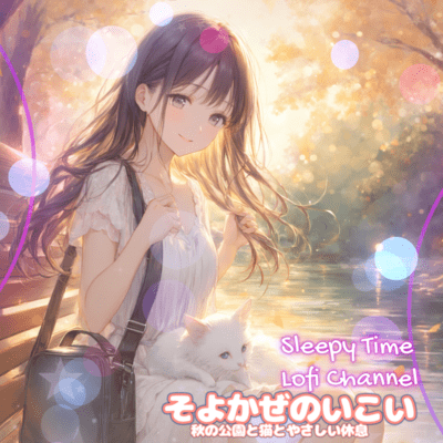Soyokaze no Ikoi Gentle Autumn Rest with a Cat in the Park Front Cover