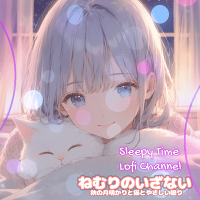 Invitation to Slumber Gentle Moonlit Night with a Cat Front Cover