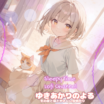 Yukiakari no Yoru Gentle Snow-Lit Night with a Cat Front Cover