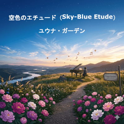 Sky-Blue Etude Front Cover