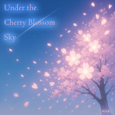 Under the Cherry Blossom Sky Front Cover