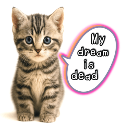 My dream is dead Front Cover