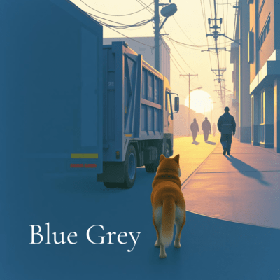 Blue Grey Front Cover