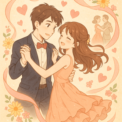 Dancing love pattern Front Cover