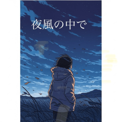 夜風の中でのジャケット写真