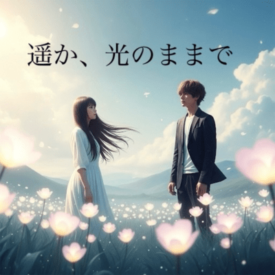 Far away, in the light Front Cover