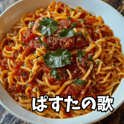 ぱすたの歌のジャケット写真