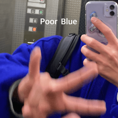 Poor Blue Front Cover