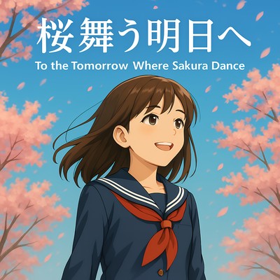 桜舞う明日へのジャケット写真