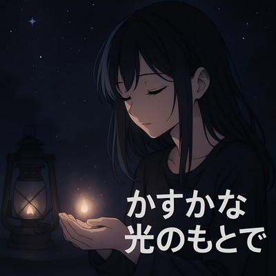 かすかな光のもとでのジャケット写真