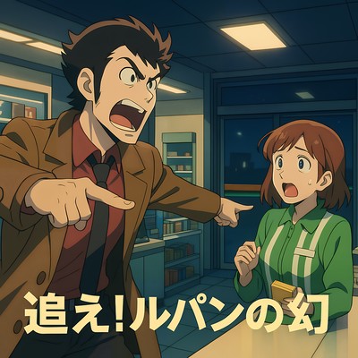 Chase the Phantom Lupin Front Cover