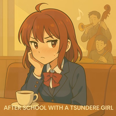 After School with a Tsundere Girl Front Cover