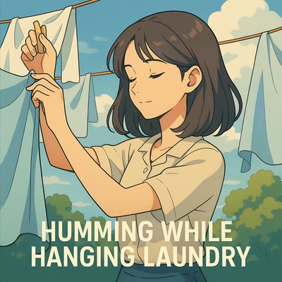 Humming While Hanging Laundry Front Cover