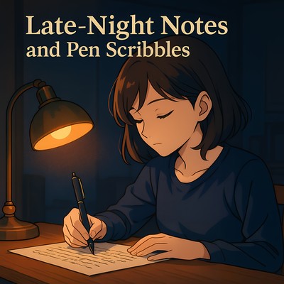Late-Night Notes and Pen Scribbles Front Cover