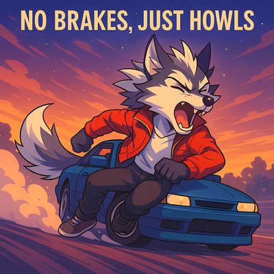 NO BRAKES, JUST HOWLS Front Cover