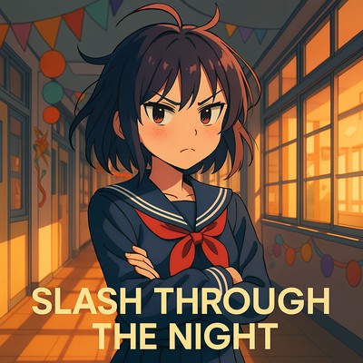 夜を裂いてのジャケット写真