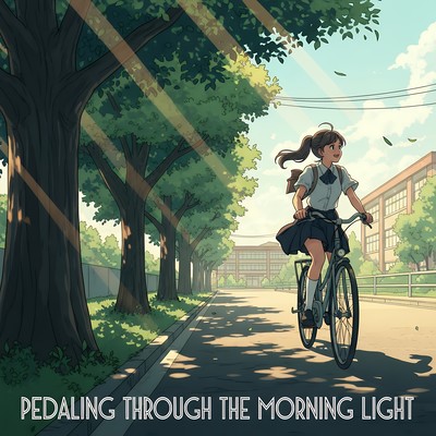 Pedaling Through the Morning Light Front Cover