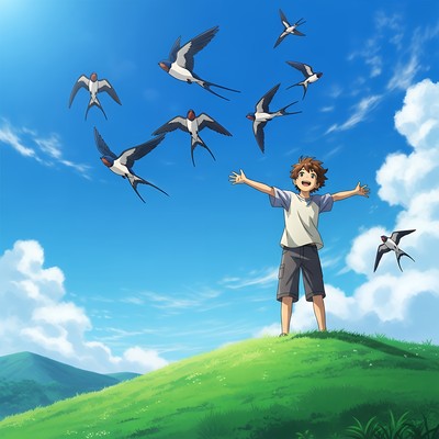 ひろがる空へのジャケット写真