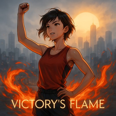 Victory's Flame Front Cover