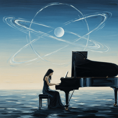 Strings & Piano in the Nightscape Front Cover