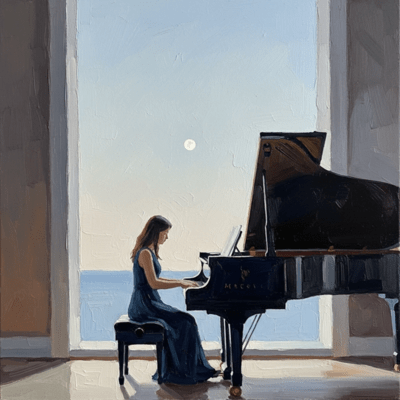 Late Night Brush Jazz Piano Front Cover