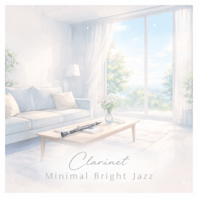 Clarinet Minimal Bright Jazz Front Cover