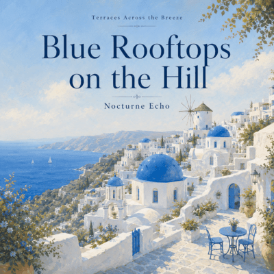 Blue Rooftops on the Hill Front Cover