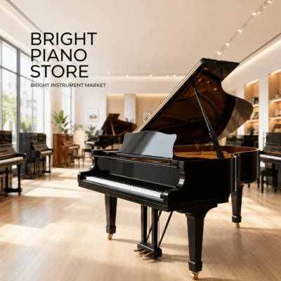 Bright Piano Store Front Cover